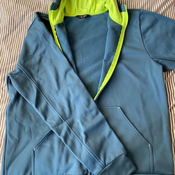 The North Face Zip Up Hoodie (Blue/Green) - Picture 5 of 6